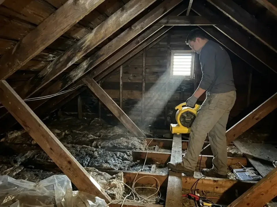 attic-water-damage-drying-proc-007 — frequently asked questions, Emergency Water Extraction & 24/7 Flood Response in Culver,…
